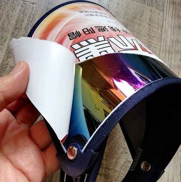 Holographic Sun Vizor/Face Shield Combo - Picture 8 of 10